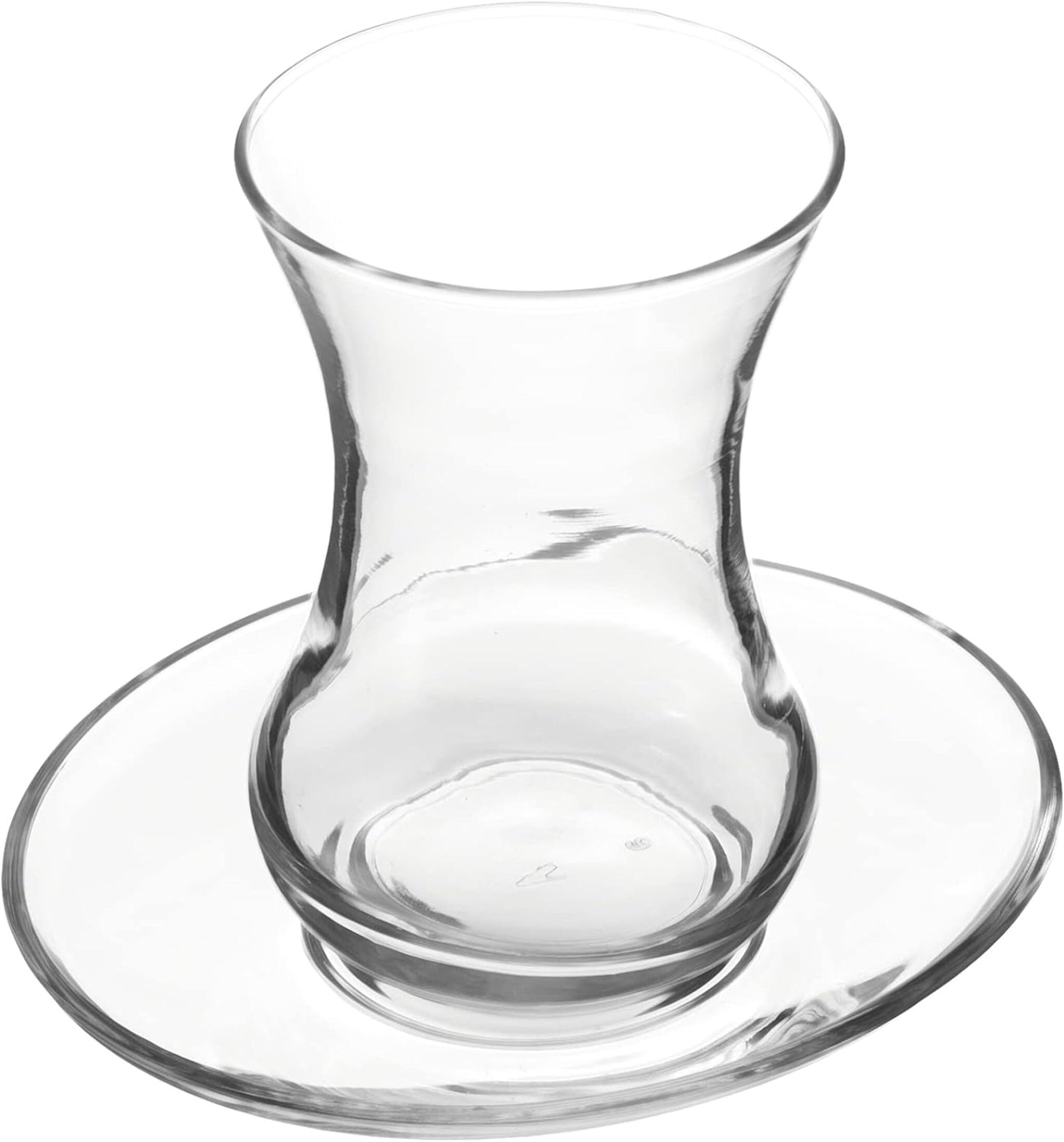 LAV Demet Teegläser & Unterteller Set – 135 ml (4 1/2 oz), 6er Set (12tlg.)