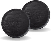 Wilmax Runder Teller 25 cm 2er Set SlateStone Schwarz WL-661126/A2