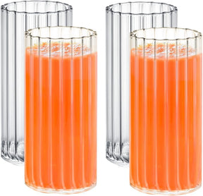 Wilmax Geriffeltes Glas 300 ml 6er Set WL-888625/A6