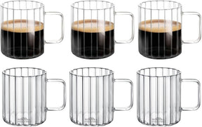 Wilmax Glastasse 200 ml Thermoglas 6er Set WL-888614/A6