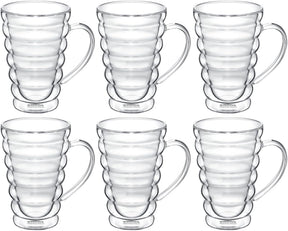 Wilmax Doppelwandglas Becher 300 ml 6er Set WL-888424/A6