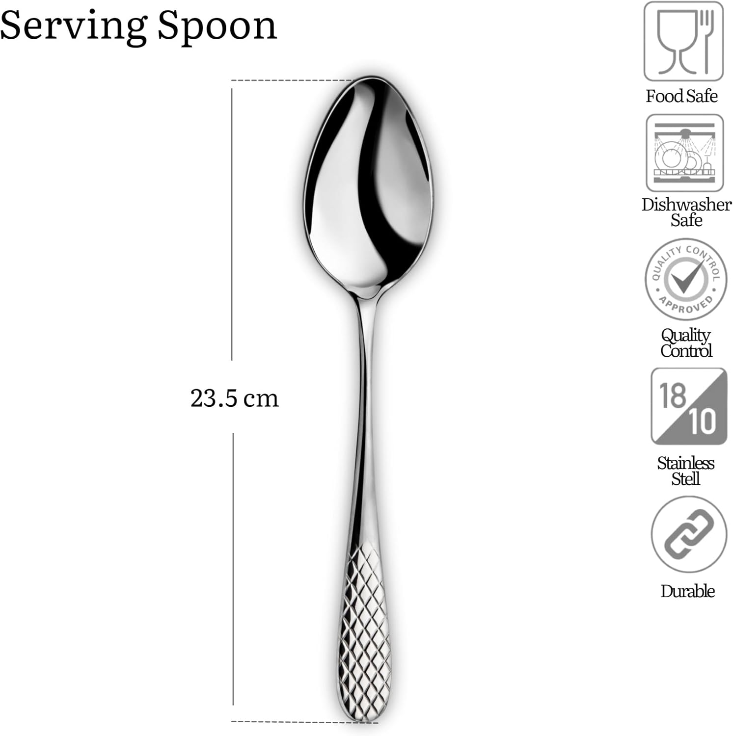 Wilmax Servierlöffel 23.5 cm Edelstahl WL-999212/1B