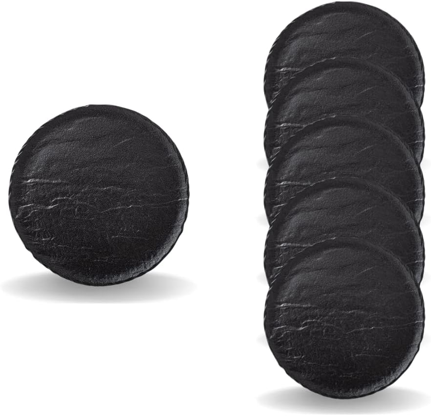 Wilmax Runder Teller 15.5 cm 6er Set SlateStone Schwarz WL-661122/A6