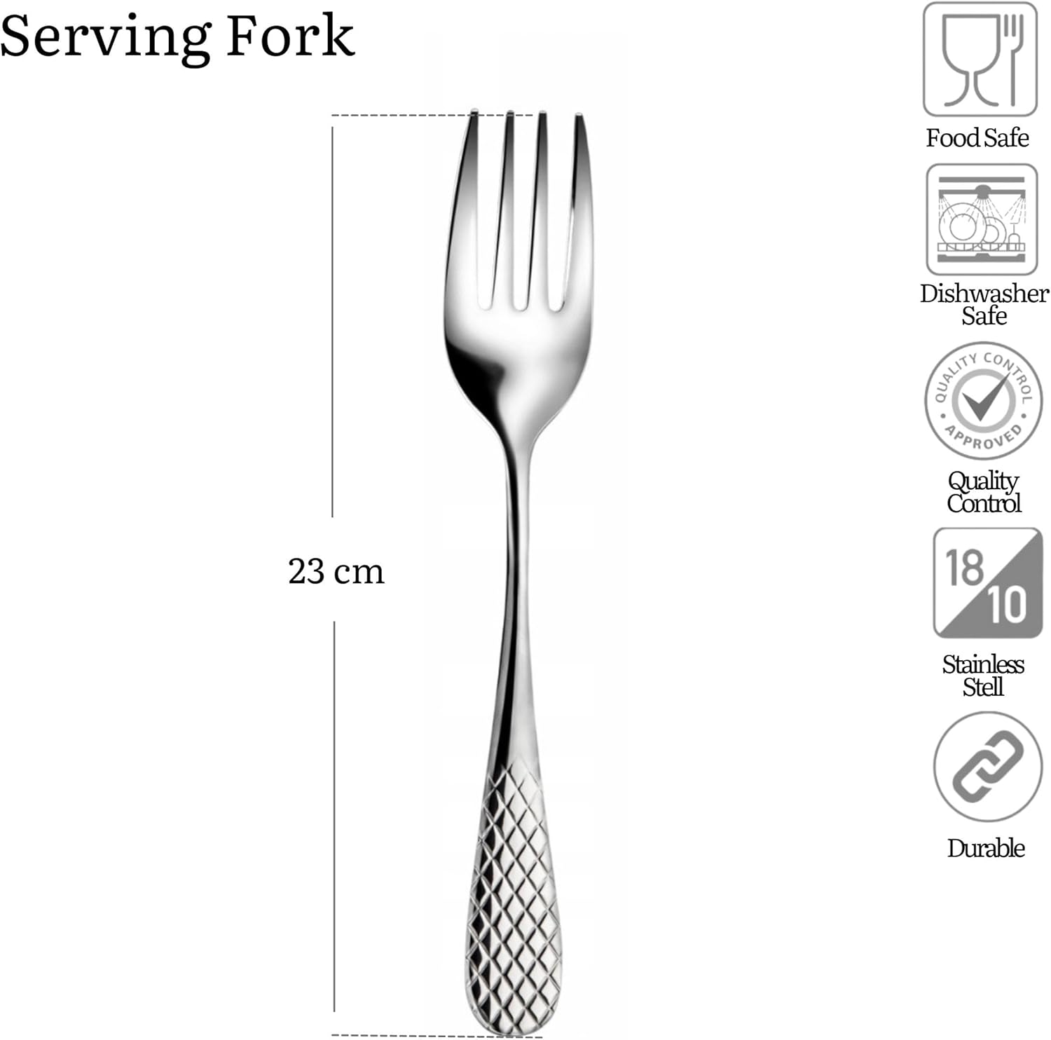 Wilmax Serviergabel 23 cm Edelstahl WL-999211/1B