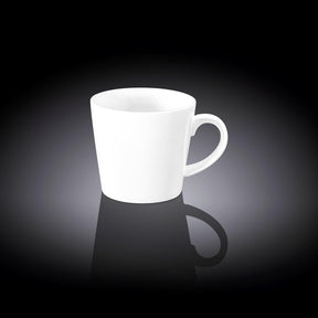 Wilmax Tasse 280 ml Weiß Porzellan klassisch WL-993101/A