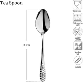 Wilmax Teelöffel 14 cm Edelstahl 6er Set WL-999203/6C
