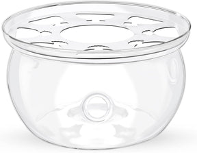 Wilmax Stövchen aus Glas für Teekannen Transparent WL-888903/A