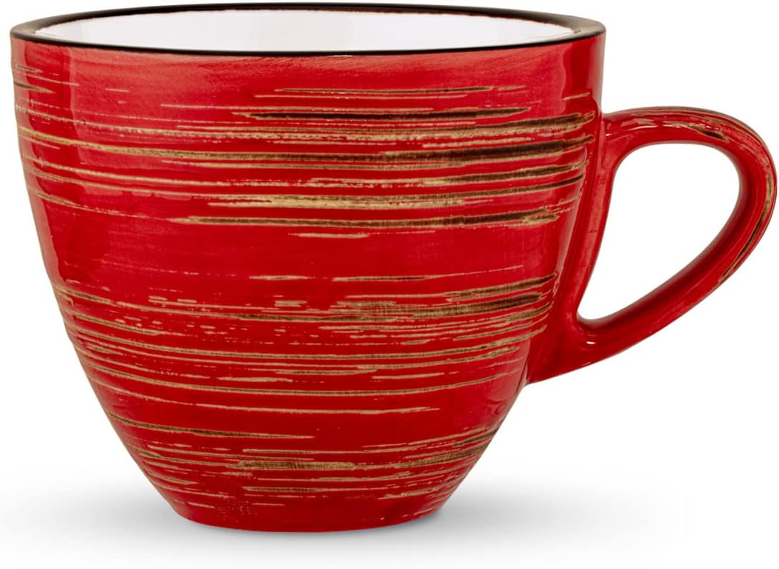 Wilmax Tasse 300 ml Rot Porzellan