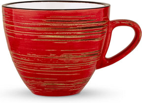 Wilmax Tasse 300 ml Rot Porzellan