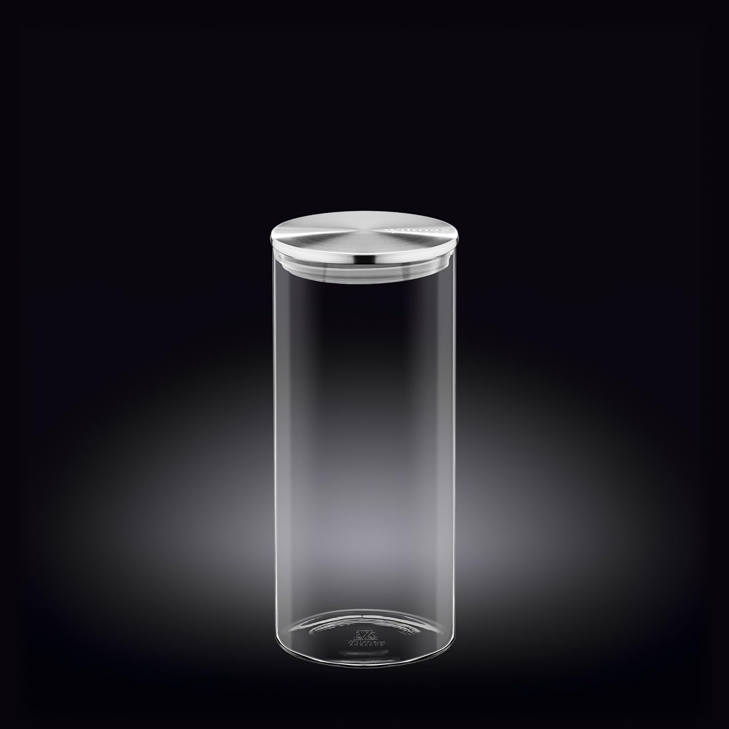 Wilmax Vorratsglas mit Metalldeckel – 2000 ml (10 × 30,5 cm)