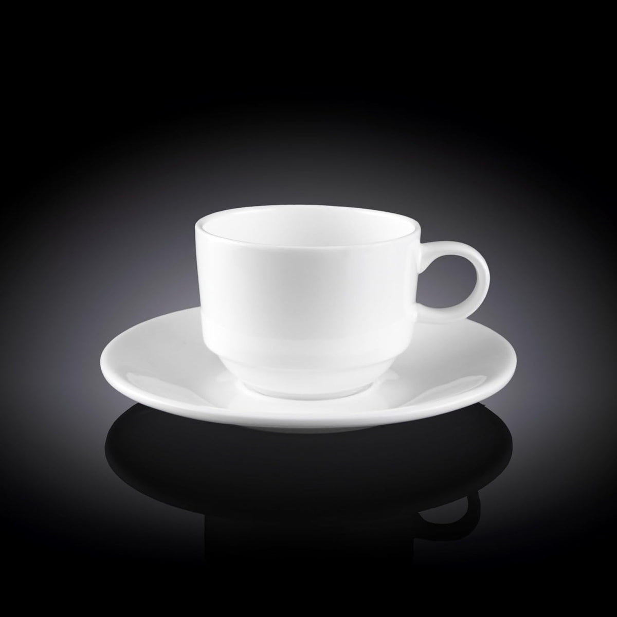 Wilmax Kaffeetasse mit Untertasse 140 ml Stella WL-993039/AB