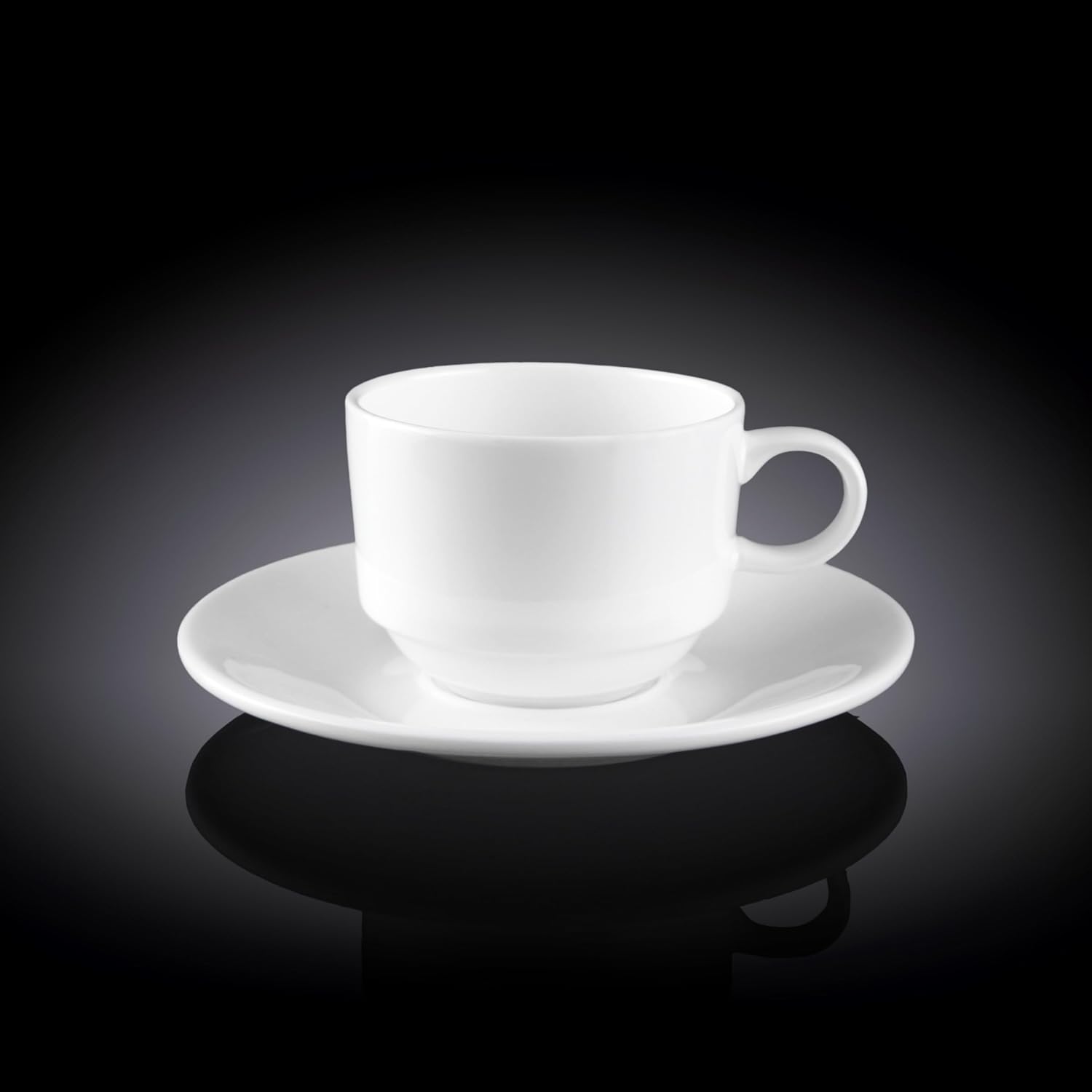 Wilmax Kaffeetasse mit Untertasse 140 ml Stella WL-993039/AB