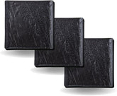 Wilmax Quadratischer Teller 21.5 x 21.5 cm 3er Set SlateStone Schwarz WL-661106/A3
