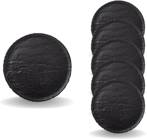 Wilmax Runder Teller 18 cm 6er Set SlateStone Schwarz WL-661123/A6
