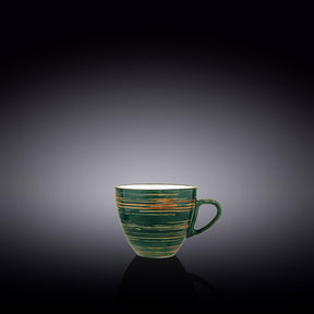 Wilmax Espressotasse 110 ml Grün Porzellan