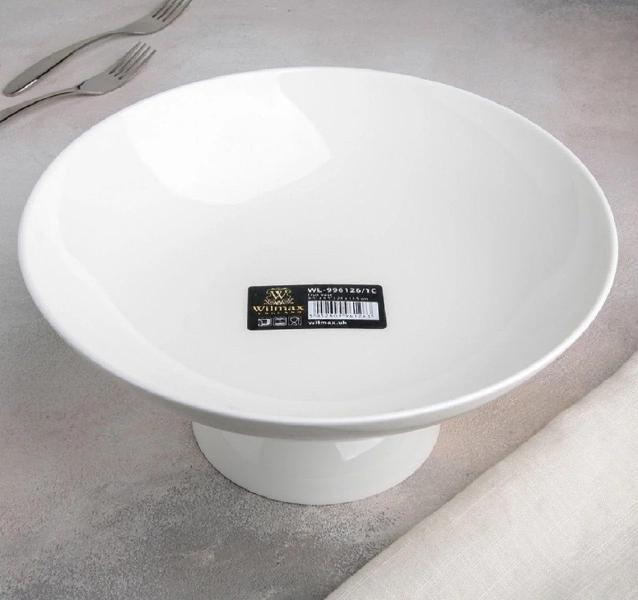 Wilmax Obstschale 24 x 11.5 cm Porzellan Weiß WL-996126/1C