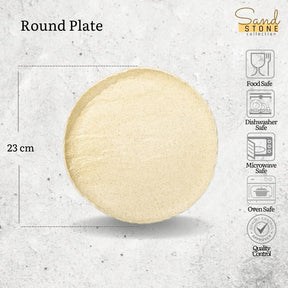 Wilmax Teller rund 23 cm Sand Porzellan WL-661325/A
