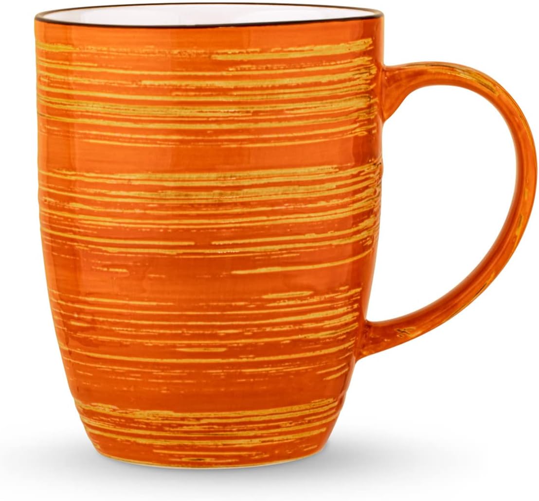 Wilmax Becher 460 ml 3 Farben Porzellan 6er Set WL-669237-337-437/A2