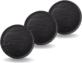 Wilmax Runder Teller 23 cm 3er Set SlateStone Schwarz WL-661125/A3