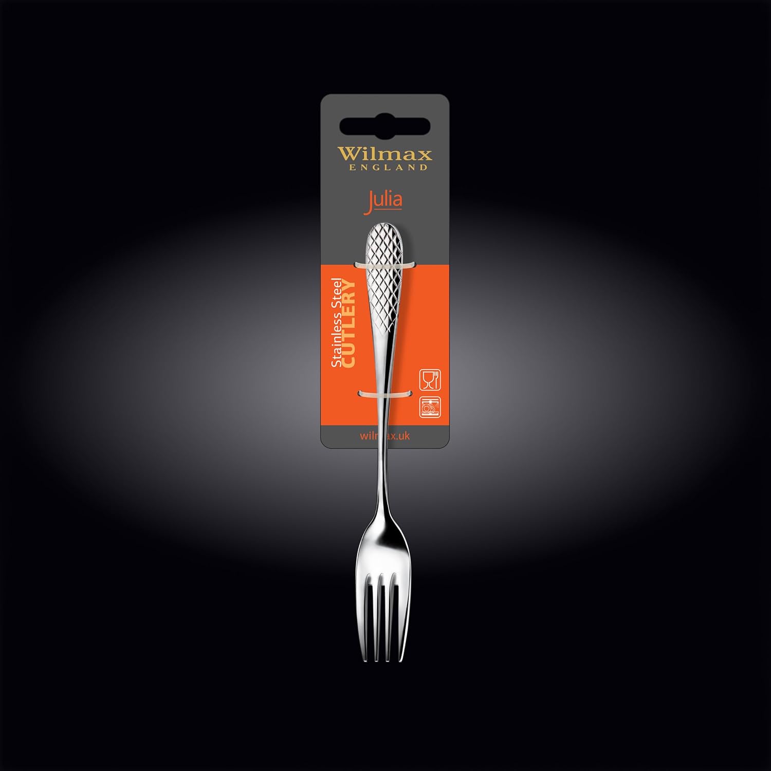 Wilmax Dessertgabel 19 cm Edelstahl 2er Set WL-999206/2B
