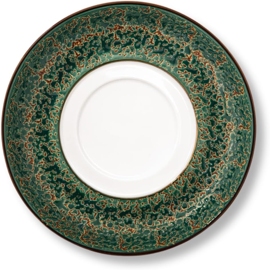 Wilmax Teller 16 cm Grün Porzellan 6er Set WL-667539/A6