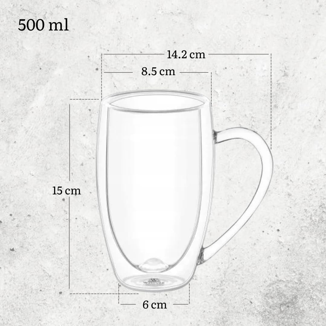 Wilmax Servierset 1x Bambus Teller 28 x 17.5 cm 1x Teeglas 500 ml 2er Set WL-771126/A-WL-888742/A
