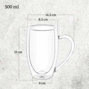 Wilmax Servierset 1x Bambus Teller 28 x 17.5 cm 1x Teeglas 500 ml 2er Set WL-771126/A-WL-888742/A