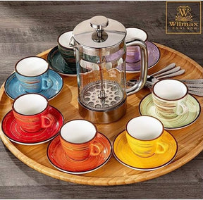 Wilmax Espressotasse 75 ml Grün Porzellan