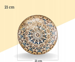 Wilmax Teller 21 cm Mehrfarbig Porzellan WL-671903/A