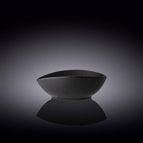 Wilmax Ovale Schale SlateStone Schwarz 19 x 15 x 6 cm Porzellan WL-661119/A