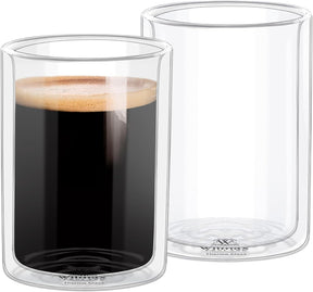 Wilmax Doppelwandiges Thermoglas 400 ml Transparent WL-888785/A
