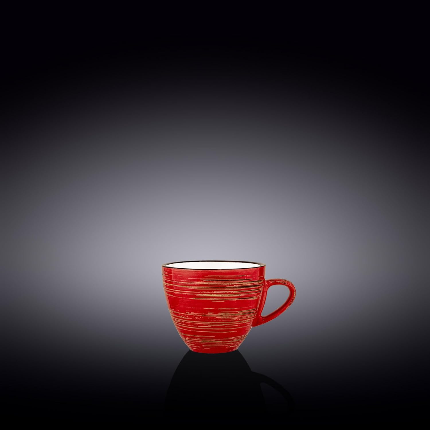 Wilmax Espressotasse 75 ml Rot Porzellan