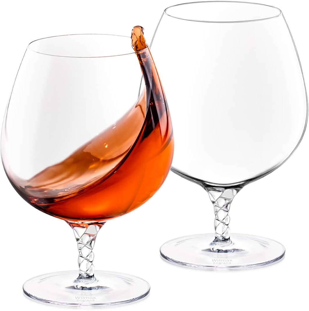 Wilmax Cognacglas 550 ml Kristallglas Transparent 2er Set WL-888108/2C