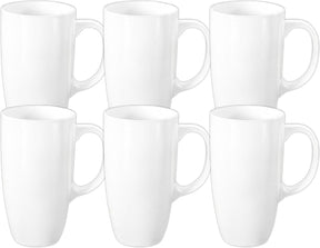 Wilmax Becher 630 ml Porzellan Weiß 6er Set WL-993093/A6