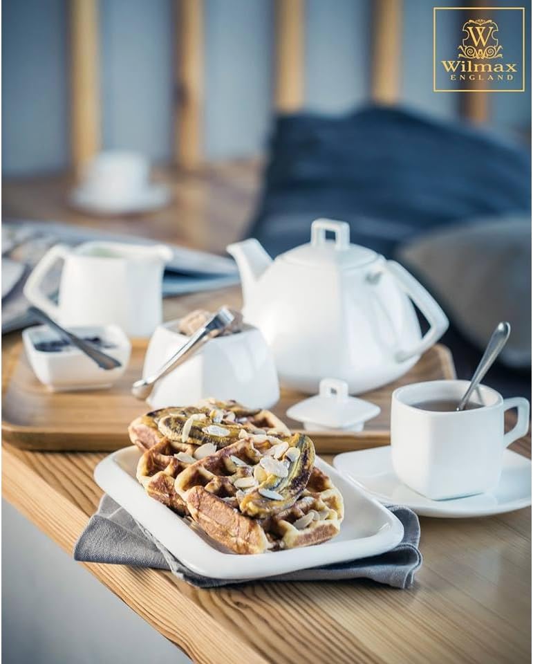 Wilmax Teetasse mit Untertasse 200 ml quadratisch