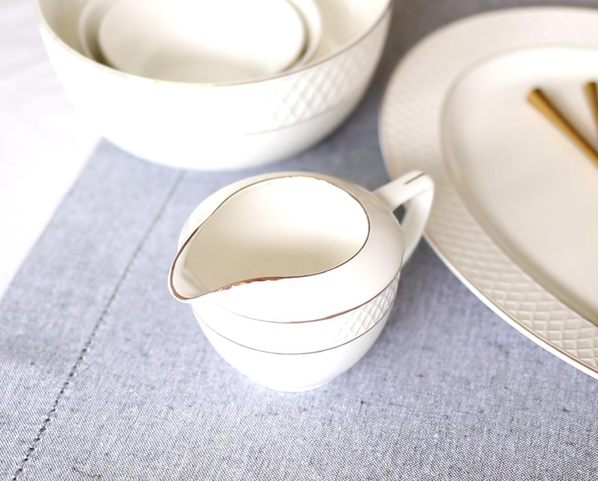 Wilmax Milchkännchen mit Goldrand 280 ml