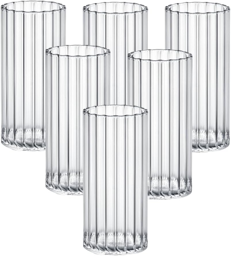 Wilmax Geriffeltes Glas 300 ml 6er Set WL-888625/A6