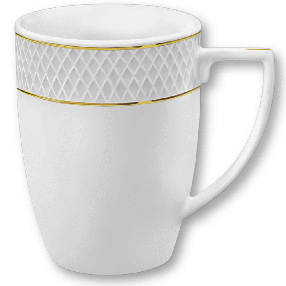 Wilmax Tasse 450 ml Weiß Porzellan
