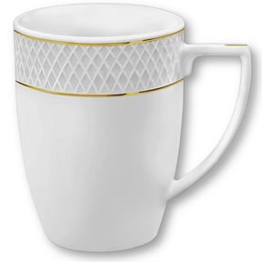 Wilmax Tasse 450 ml Weiß Porzellan