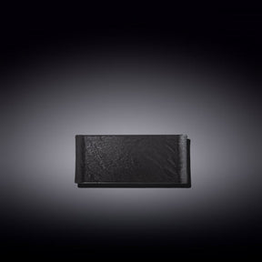Wilmax Rechteckige Schale 15 x 8 cm 6er Set SlateStone Schwarz WL-661101/A6