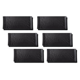Wilmax Rechteckige Schale 15 x 8 cm 6er Set SlateStone Schwarz WL-661101/A6