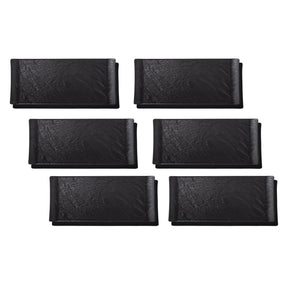 Wilmax Rechteckige Schale 15 x 8 cm 6er Set SlateStone Schwarz WL-661101/A6