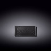 Wilmax Rechteckschale SlateStone Schwarz 15 x 8 cm Porzellan WL-661101/A