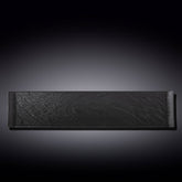 Wilmax Rechteckschale SlateStone Schwarz 46.5 x 9.5 cm Porzellan WL-661103/A