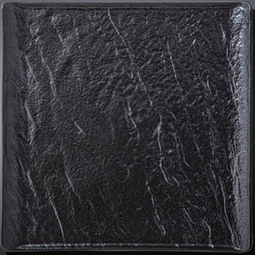 Wilmax Quadratischer Teller SlateStone Schwarz 13 x 13 cm Porzellan WL-661104/A