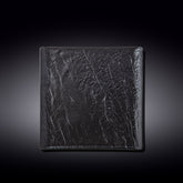 Wilmax Quadratischer Teller SlateStone Schwarz 21.5 x 21.5 cm Porzellan WL-661106/A