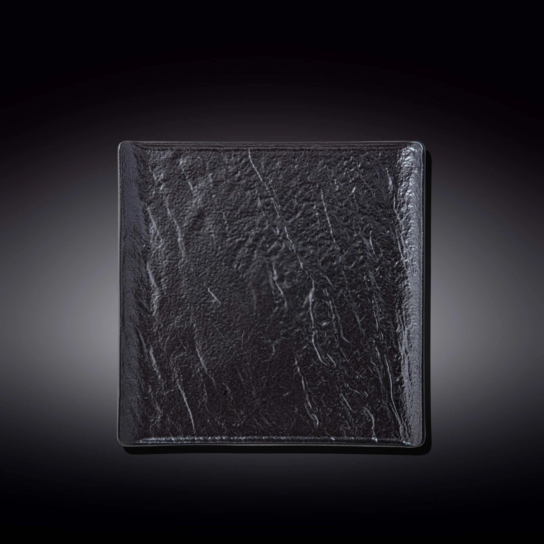 Wilmax Quadratischer Teller 21.5 x 21.5 cm 3er Set SlateStone Schwarz WL-661106/A3