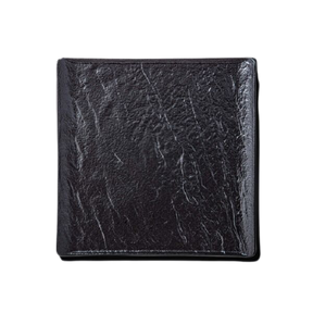Wilmax Quadratische Platte 27 x 27 cm 2er Set SlateStone Schwarz WL-661107/A2