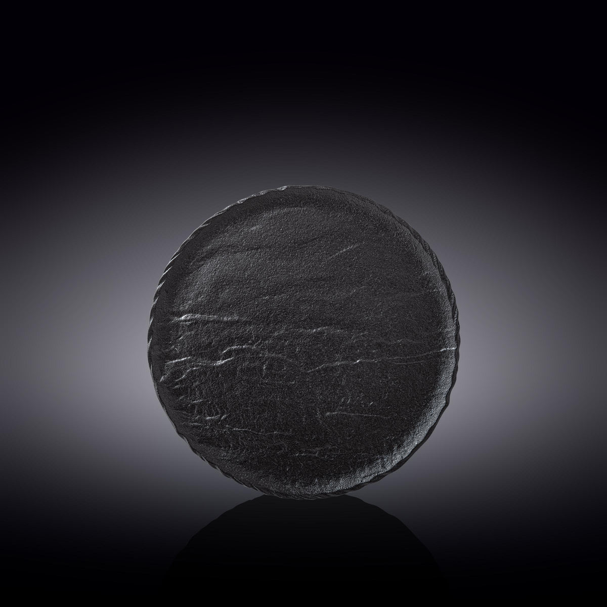 Wilmax Runde Platte SlateStone Schwarz 20.5 cm Porzellan WL-661124/A