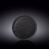Wilmax Runde Platte SlateStone Schwarz 20.5 cm Porzellan WL-661124/A